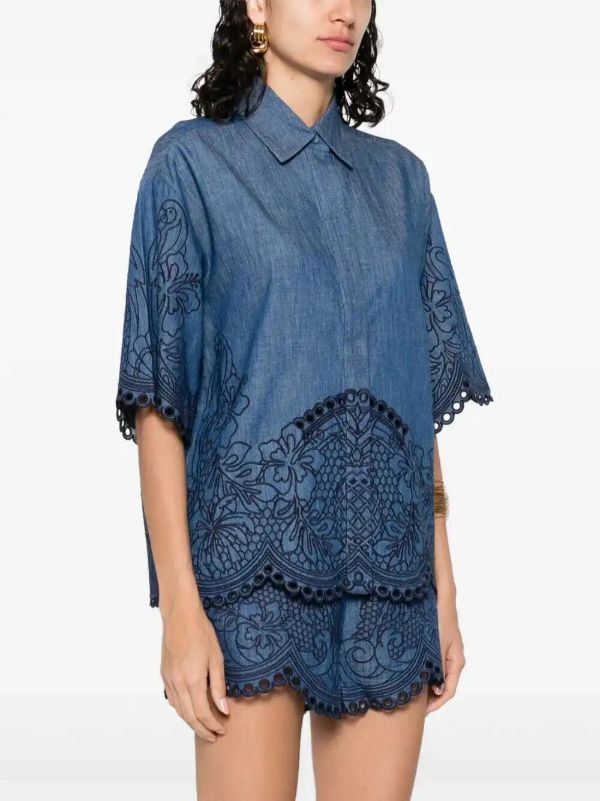 ZIMMERMANN Embroidered Shirt | Browns Shirts