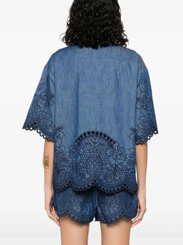 ZIMMERMANN Embroidered Shirt | Browns Shirts
