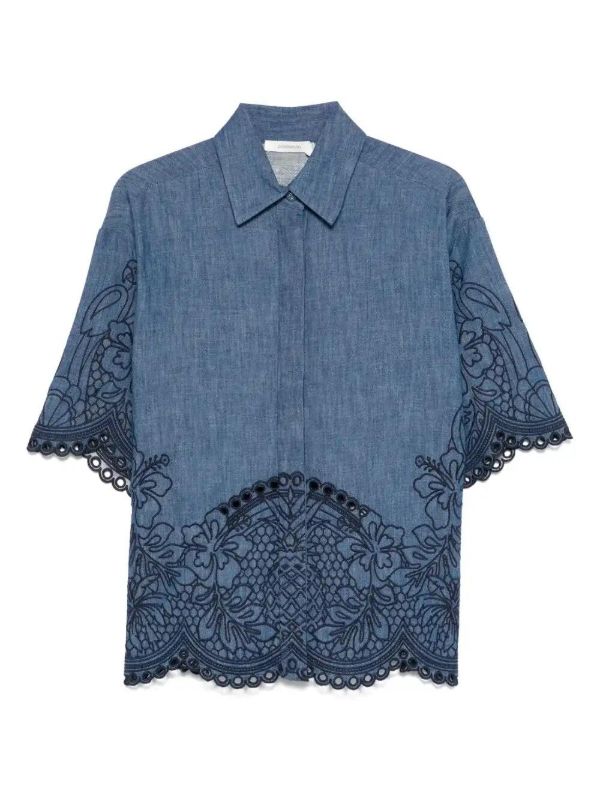 ZIMMERMANN embroidered shirt | Browns Shirts