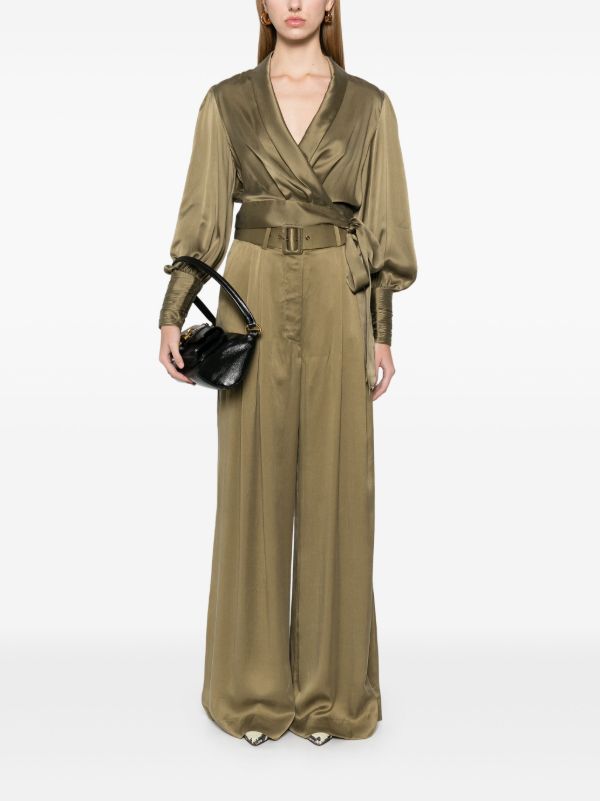 ZIMMERMANN Wrap Silk Blouse | Browns Blouses