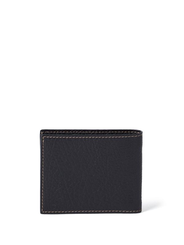 Brunello Cucinelli Black Stitch-detail Leather Cardholder | Browns Wallets & Billfolds