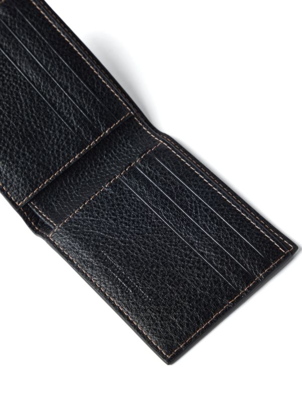 Brunello Cucinelli Black Stitch-detail Leather Cardholder | Browns Wallets & Billfolds