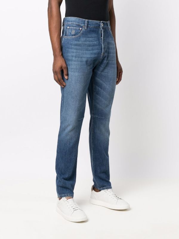 Brunello Cucinelli Blue Slim Legs Jeans | Browns Slim-Fit Jeans