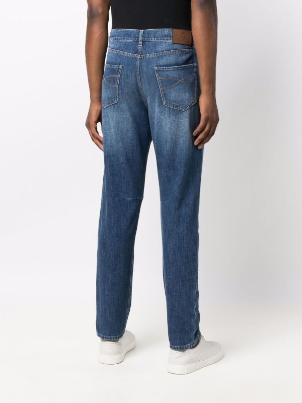 Brunello Cucinelli Blue Slim Legs Jeans | Browns Slim-Fit Jeans