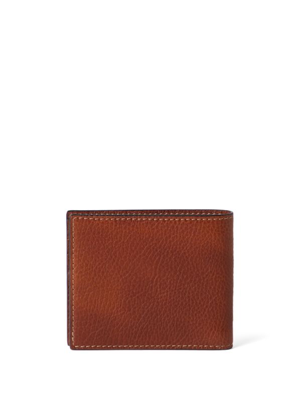 Brunello Cucinelli Brown Logo Leather Bifold Wallet | Browns Wallets & Billfolds