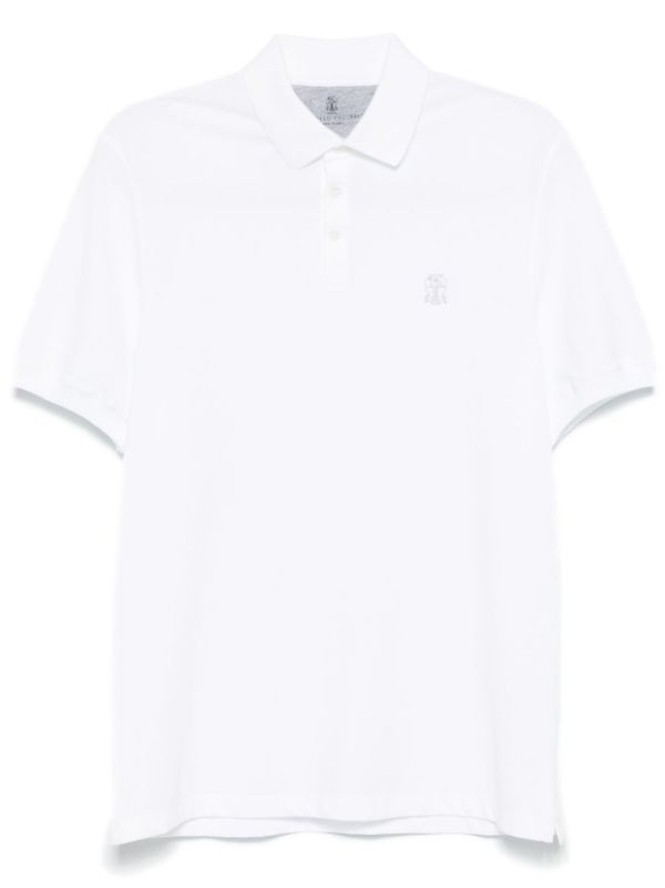Brunello Cucinelli Cotton Polo Shirt | Browns Polo Shirts