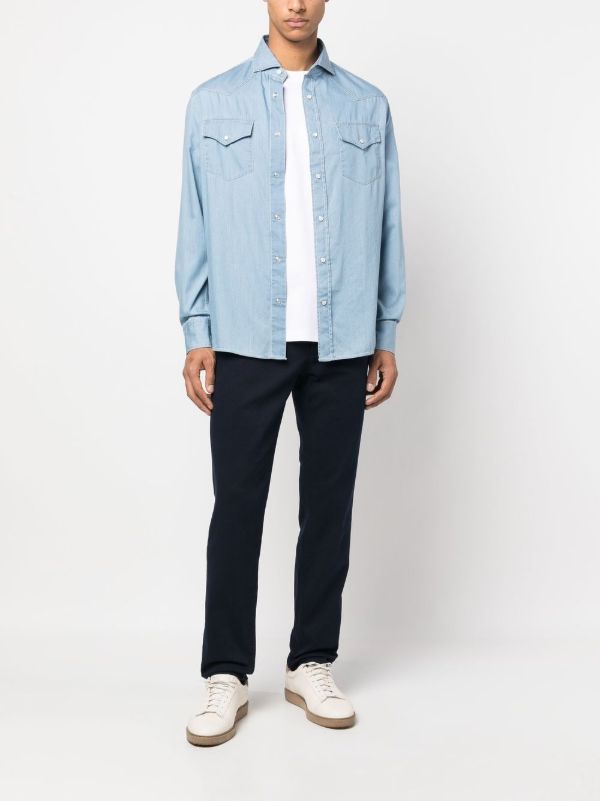 Brunello Cucinelli Denim Shirt | Browns Shirts
