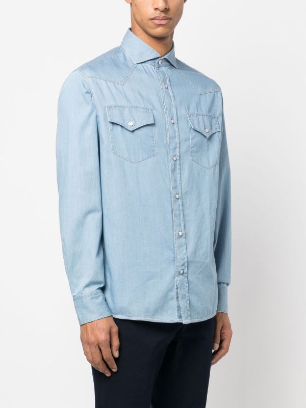 Brunello Cucinelli Denim Shirt | Browns Shirts