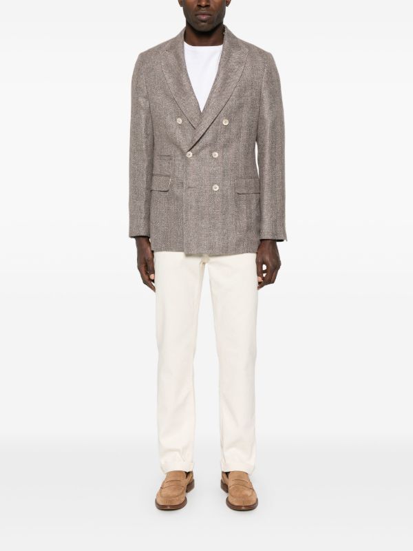 Brunello Cucinelli Double-Breasted Blazer | Browns Blazers