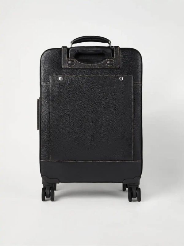 Brunello Cucinelli Grained Leather Suitcase | Browns Luggage & Holdalls