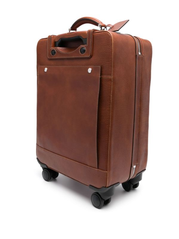 Brunello Cucinelli Leather Suitcase | Browns Luggage & Holdalls