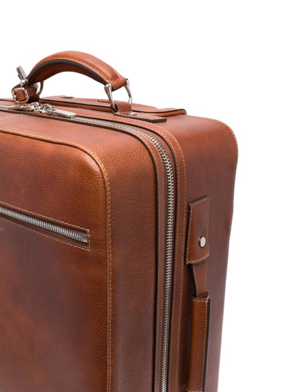 Brunello Cucinelli Leather Suitcase | Browns Luggage & Holdalls