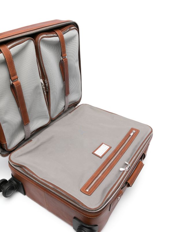 Brunello Cucinelli Leather Suitcase | Browns Luggage & Holdalls