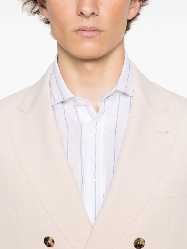 Brunello Cucinelli Linen Suit | Browns Single Breasted Suits