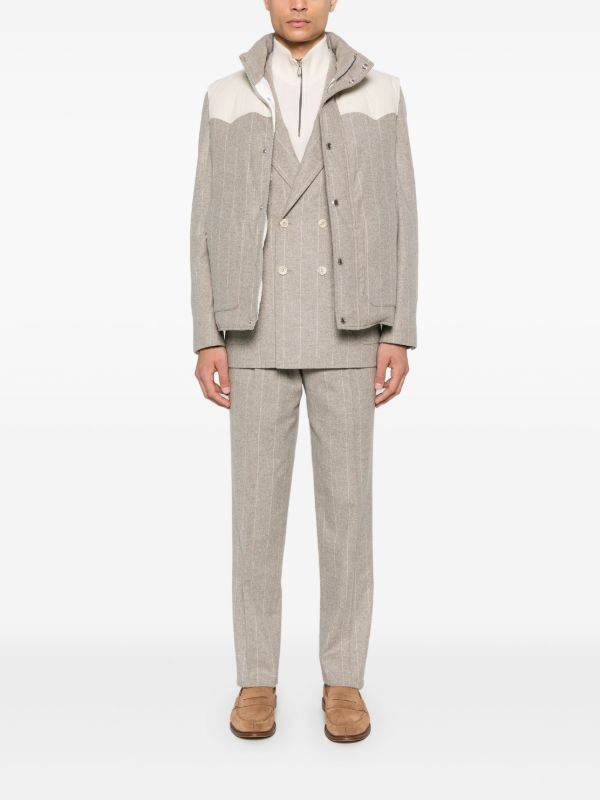 Brunello Cucinelli Pinstripe Suit | Browns Suit Jackets