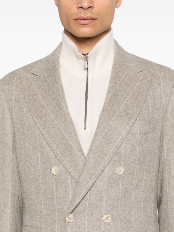 Brunello Cucinelli Pinstripe Suit | Browns Suit Jackets