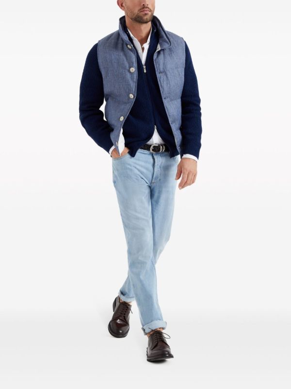 Brunello Cucinelli White Long-Sleeve Cotton Shirt | Browns Shirts