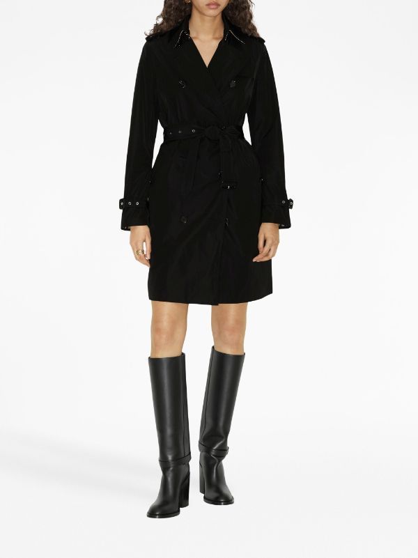 Burberry Black Kensington Trench Coat | Browns Trench Coats & Raincoats
