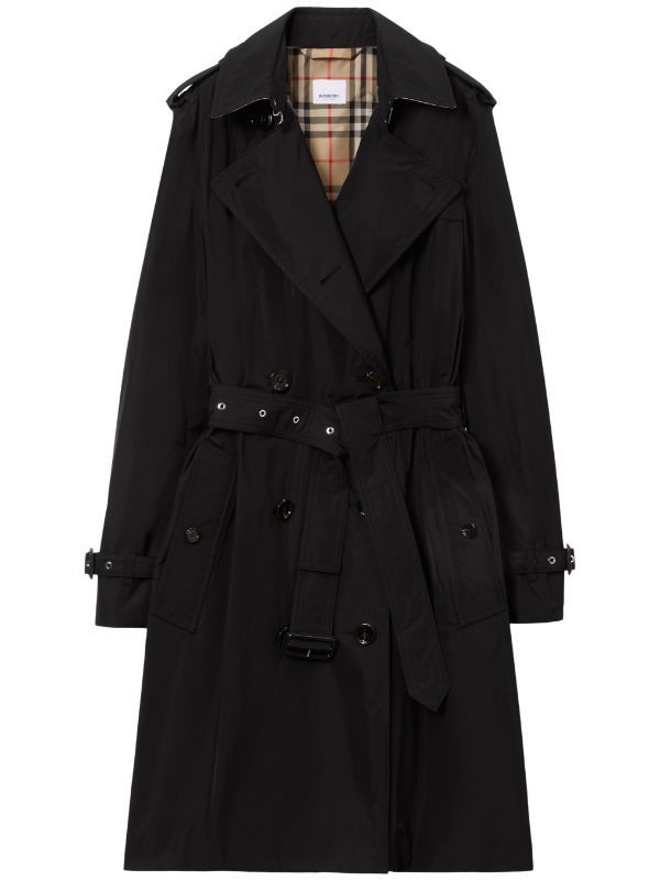 Burberry Black Kensington Trench Coat | Browns Trench Coats & Raincoats