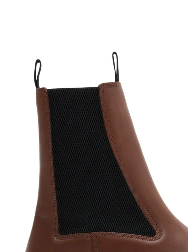 Burberry Brown Creeper Leather Chelsea Boots | Browns Boots