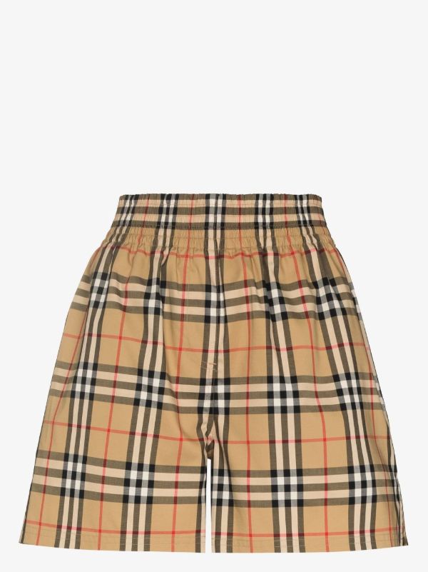 Burberry brown Vintage check shorts | Browns Short & Mini Shorts