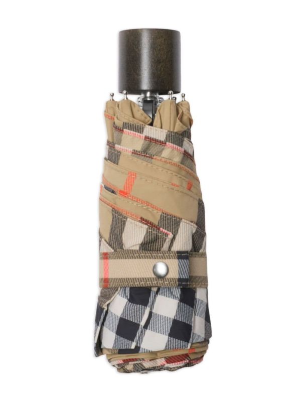 Burberry Check Folding Umbrella | Browns Travel Accessories