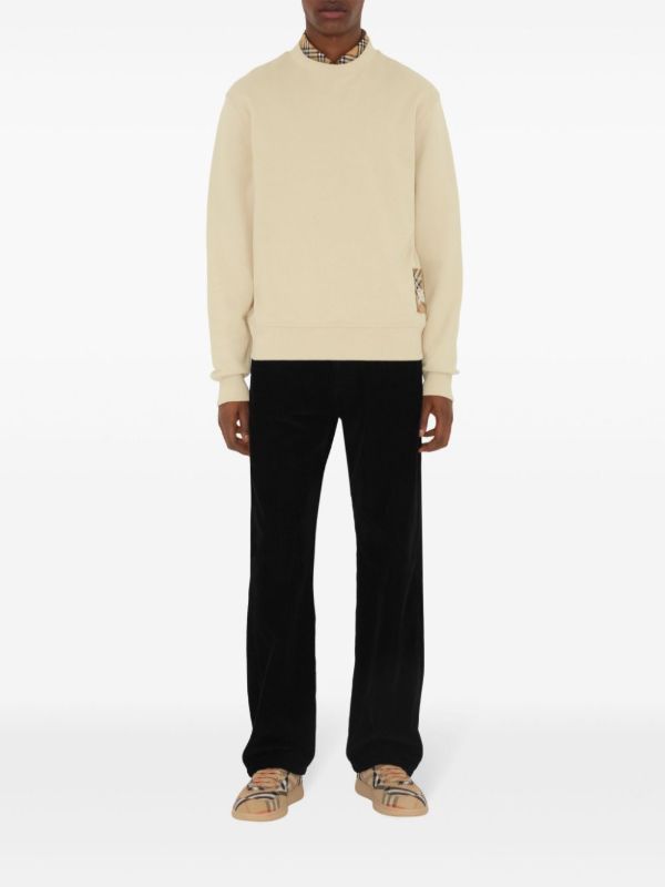 Burberry Check-patch Sweatshirt | Browns Sweatshirts