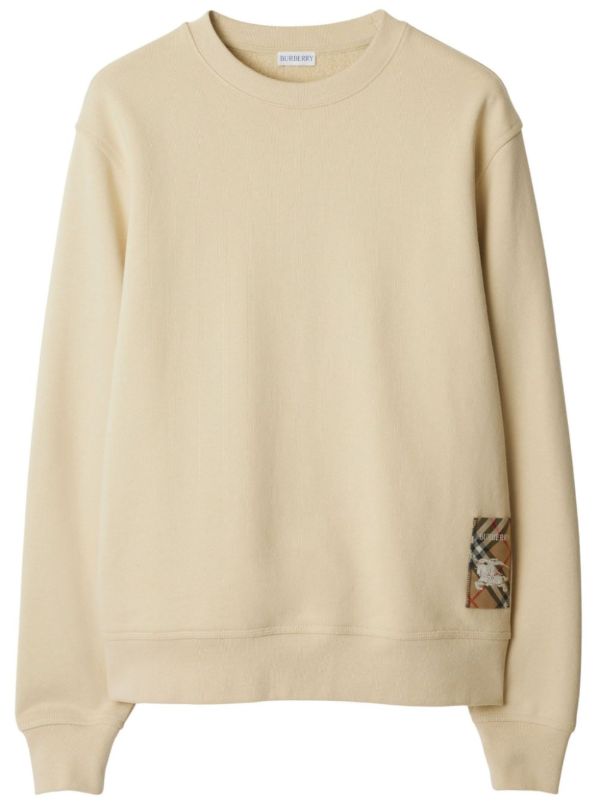 Burberry check-patch sweatshirt | Browns Sweatshirts