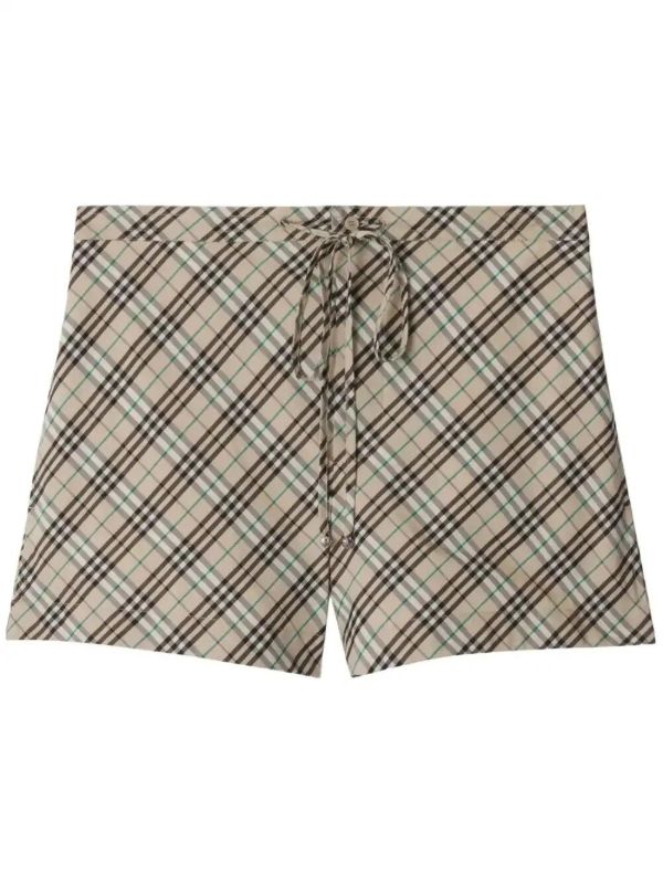 Burberry Checked Cotton Shorts | Browns Short & Mini Shorts