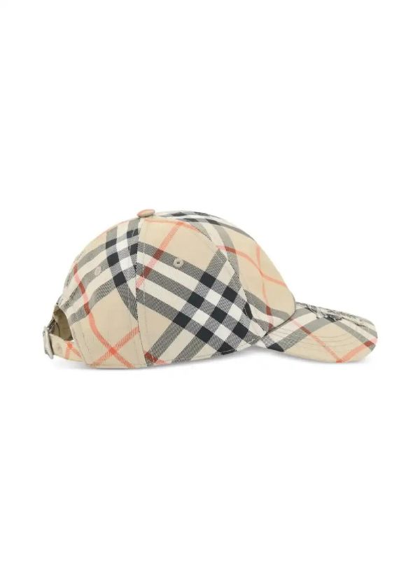 Burberry Checked EKD Baseball Cap | Browns Hats