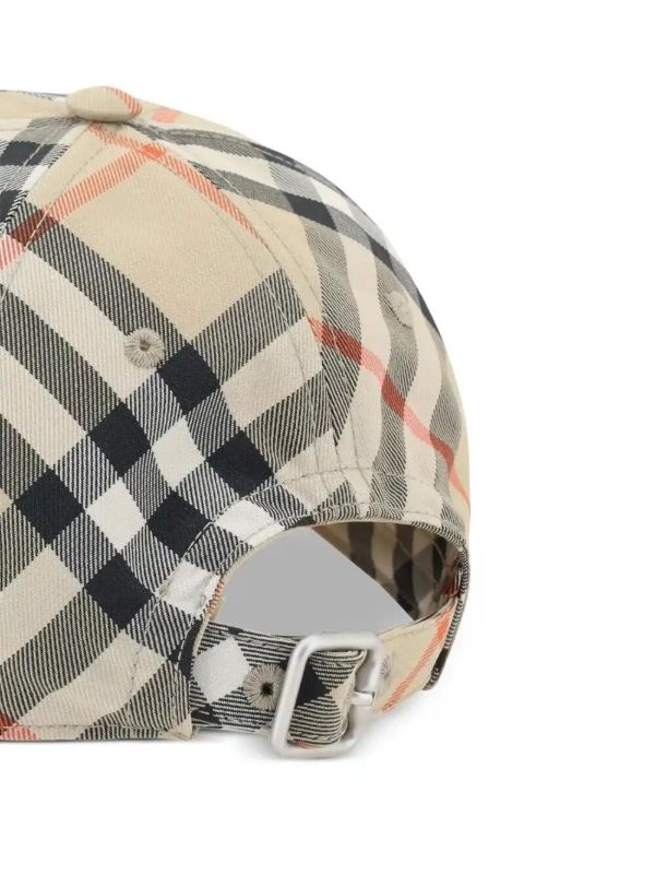 Burberry Checked EKD Baseball Cap | Browns Hats