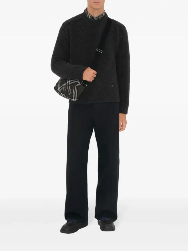 Burberry Checked Messenger Bag | Browns Messenger Bags