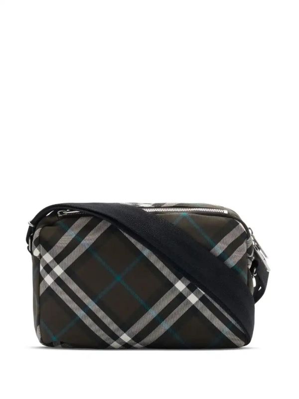Burberry Checked Messenger Bag | Browns Messenger Bags
