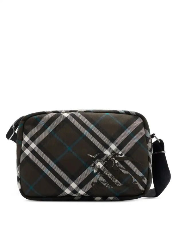 Burberry Checked Messenger Bag | Browns Messenger Bags