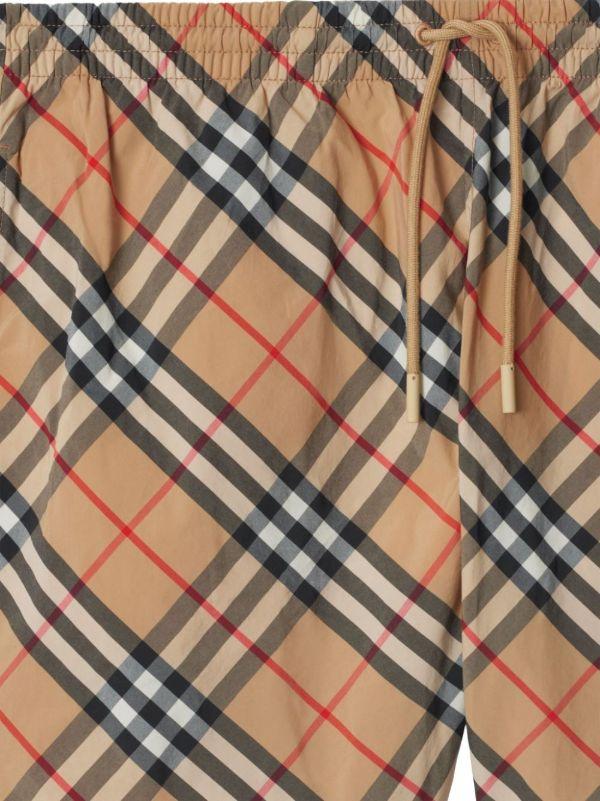 Burberry Checkered Swim Shorts | Browns Swim & Board Shorts
