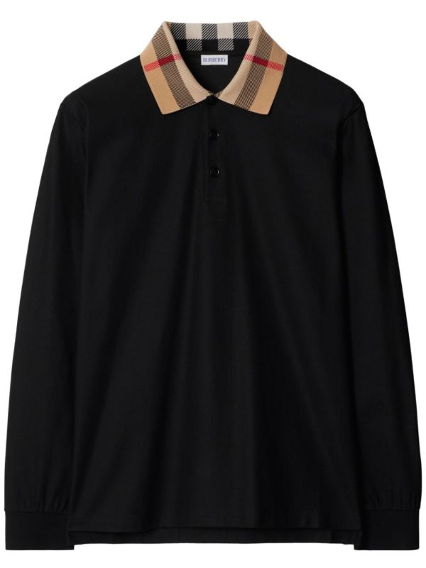 Burberry Cotton Polo Shirt | Browns Polo Shirts
