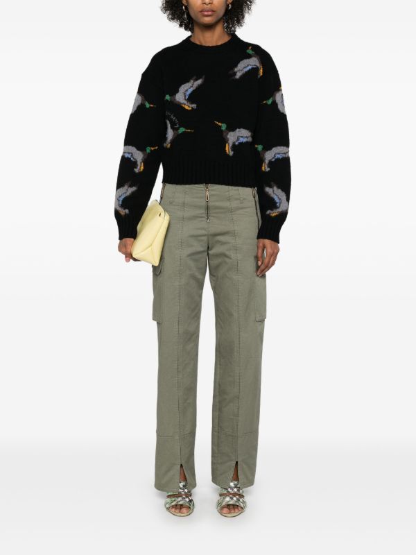 Burberry Duck-jacquard Sweater | Browns Knitted Sweaters