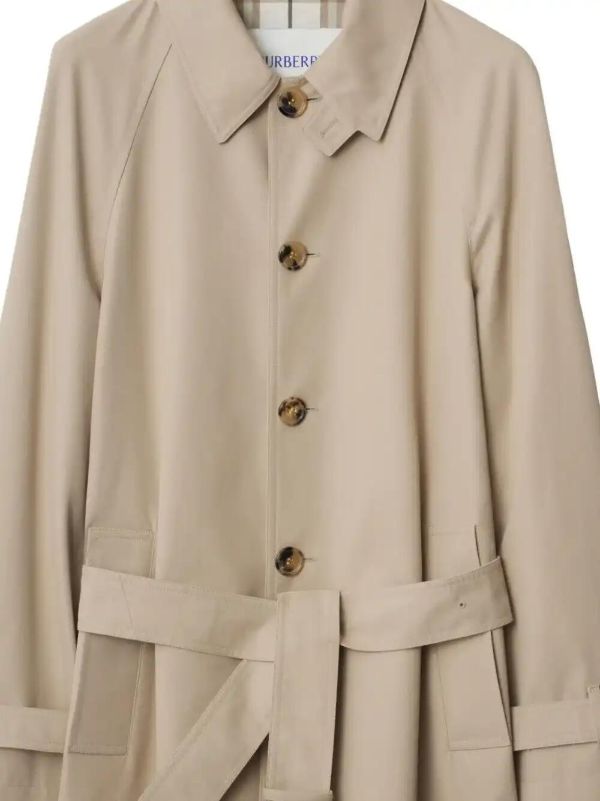 Burberry Gabardine-Weave Trench Coat | Browns Trench Coats