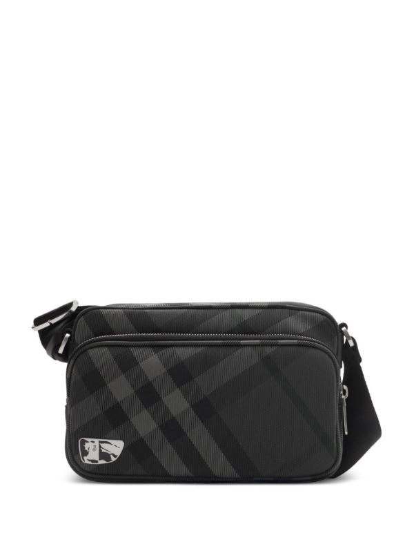 Burberry Grid Messenger Bag | Browns Messenger Bags