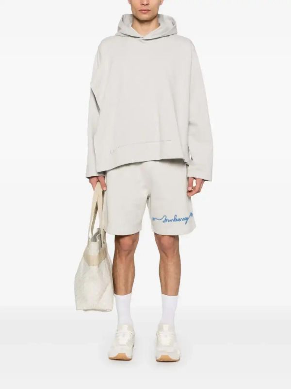 Burberry Logo-embroidered Track Shorts | Browns Track & Running Shorts