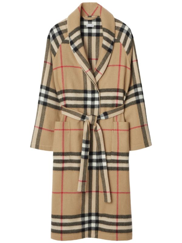 Burberry Neutral Vintage Check Bathrobe | Browns Towels