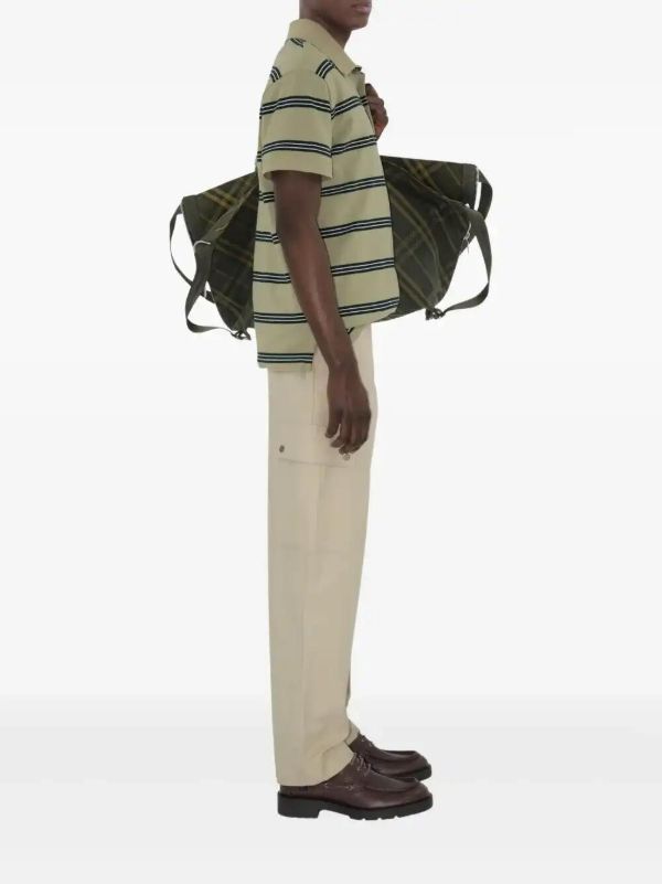 Burberry Striped Cotton Polo Shirt | Browns Polo Shirts