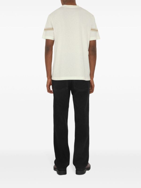 Burberry Striped Cotton T-Shirt | Browns T-Shirts