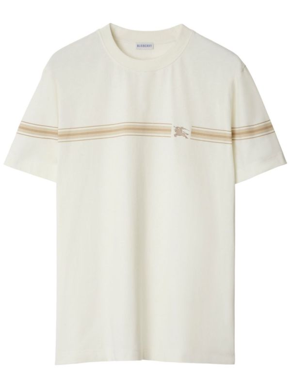 Burberry Striped Cotton T-Shirt | Browns T-Shirts