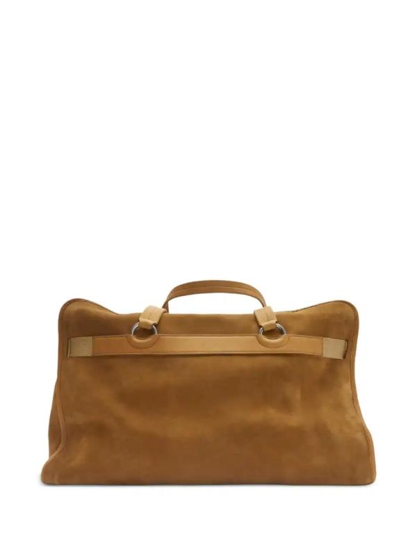 Burberry Suede Holdall Bag | Browns Luggage & Holdalls