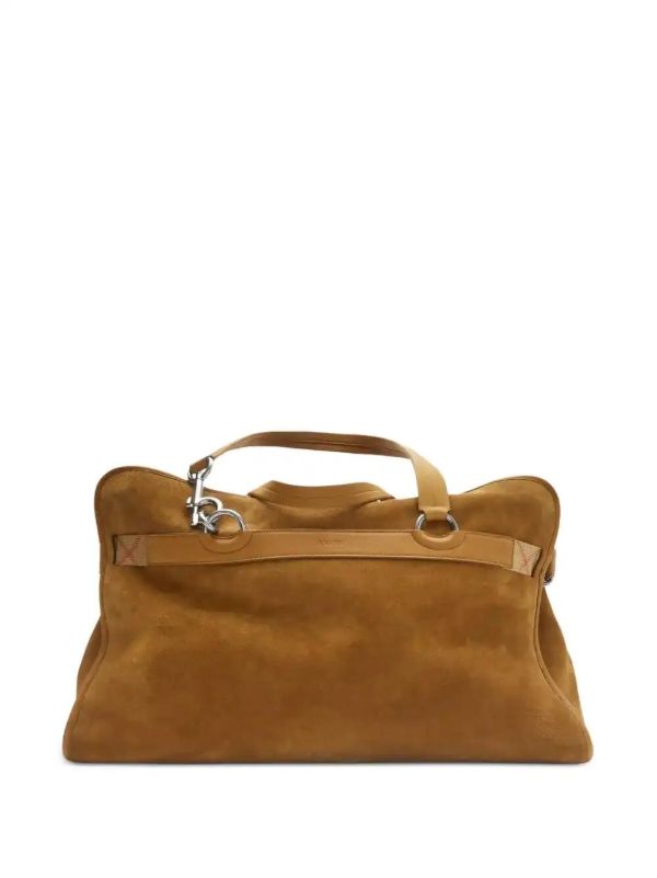Burberry suede holdall bag | Browns Luggage & Holdalls