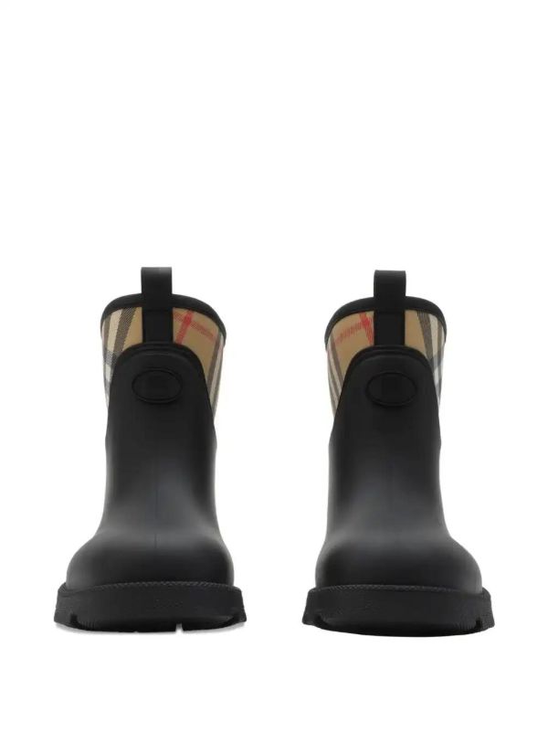 Burberry Vintage Check-detailed Rain Boots | Browns Boots