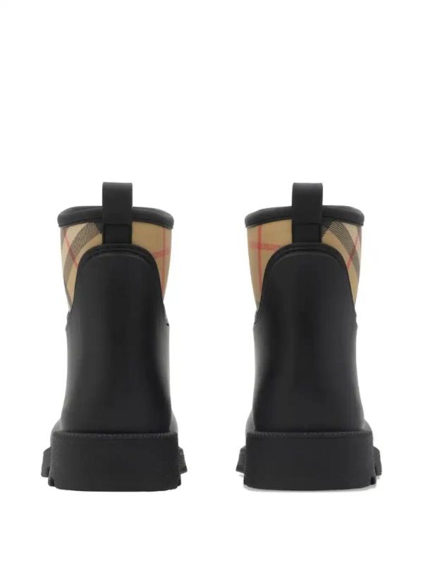 Burberry Vintage Check-detailed Rain Boots | Browns Boots
