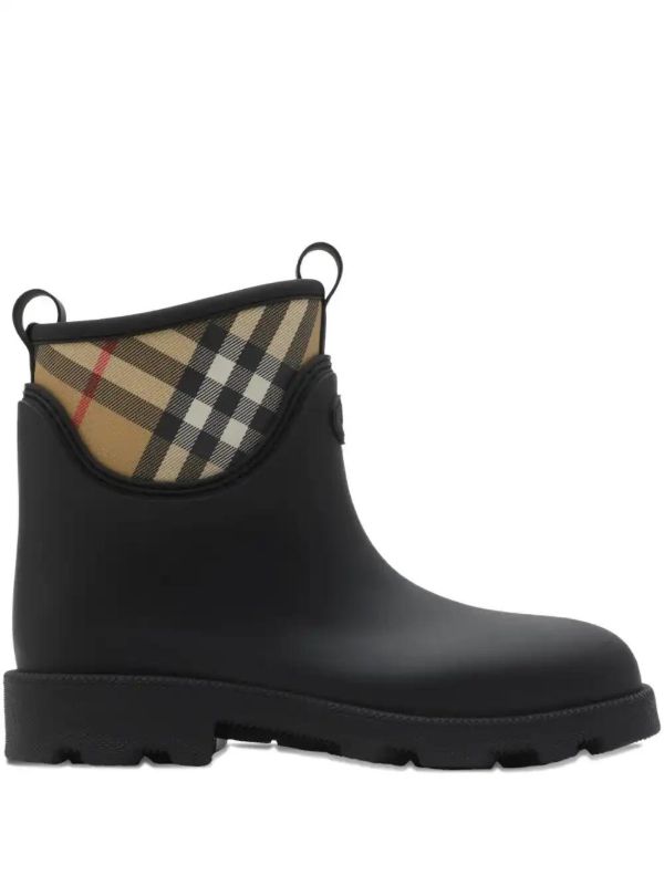 Burberry Vintage Check-detailed rain boots | Browns Boots
