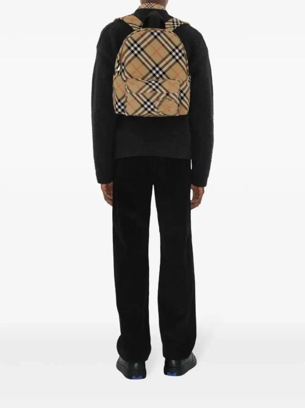 Burberry Vintage Check-pattern Backpack | Browns Backpacks